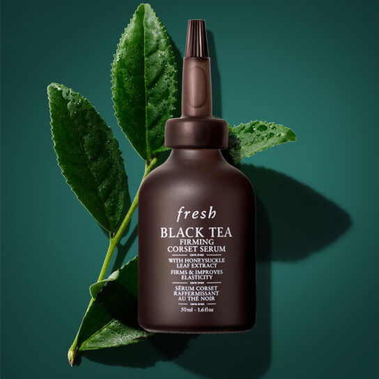 Black tea firming corset serum