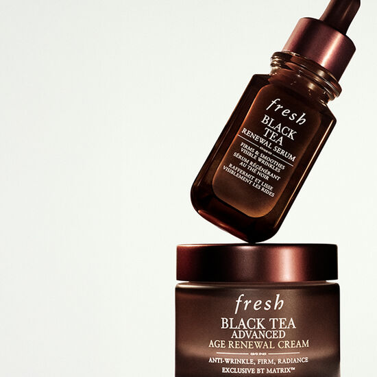 Black tea serum & age renewal cream