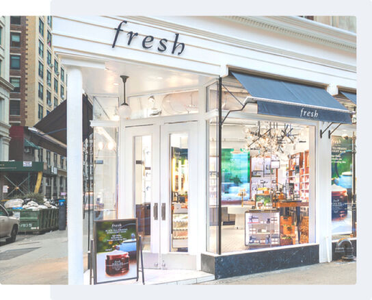 A Fresh store seen from the street A Fresh store seen from the street