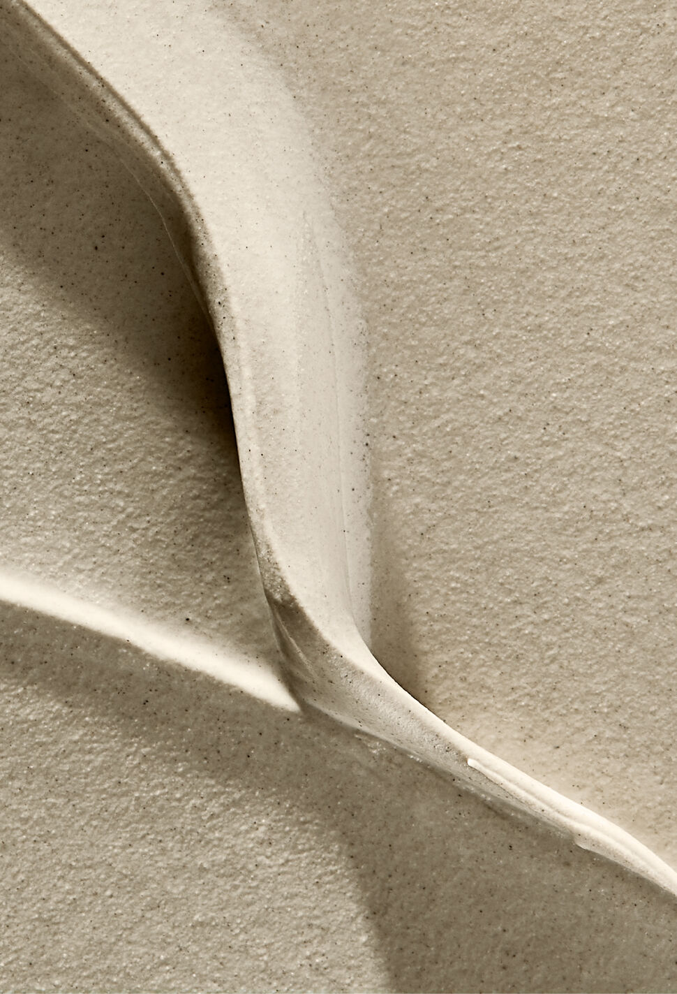 Close up of grey clay texture