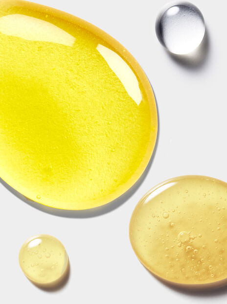 Close up of fresh Soy Face Cleanser, Tea Elixir Serum and Black Tea Age Renewal Cream