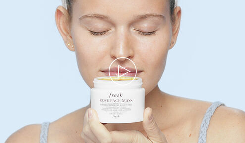 Download Fresh Rose Face Mask 100ml Ultra Moisturizer Fresh PSD Mockup Templates