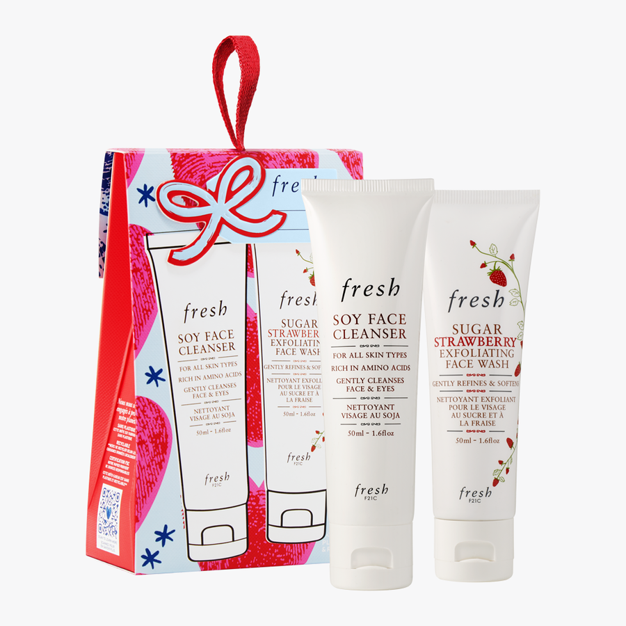 Soy & Strawberry Cleansing Duo Gift Set