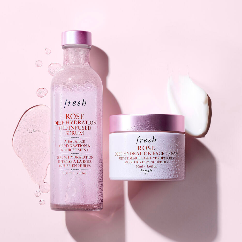 Skincare Rose Deep Hydration Oil Infused Serum 100ml Fresh