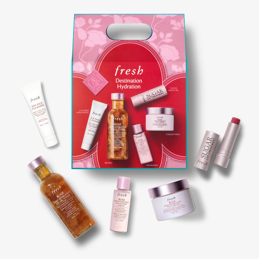 玫瑰水漾潤膚護唇套裝