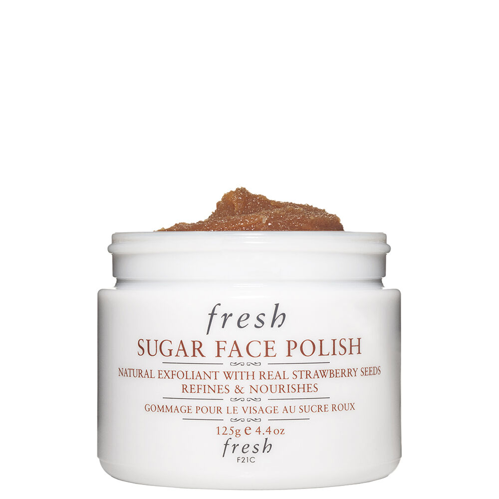 Fresh Sugar Face Polish Exfoliator for Smooth (125g) - Radiant Skin - Fresh