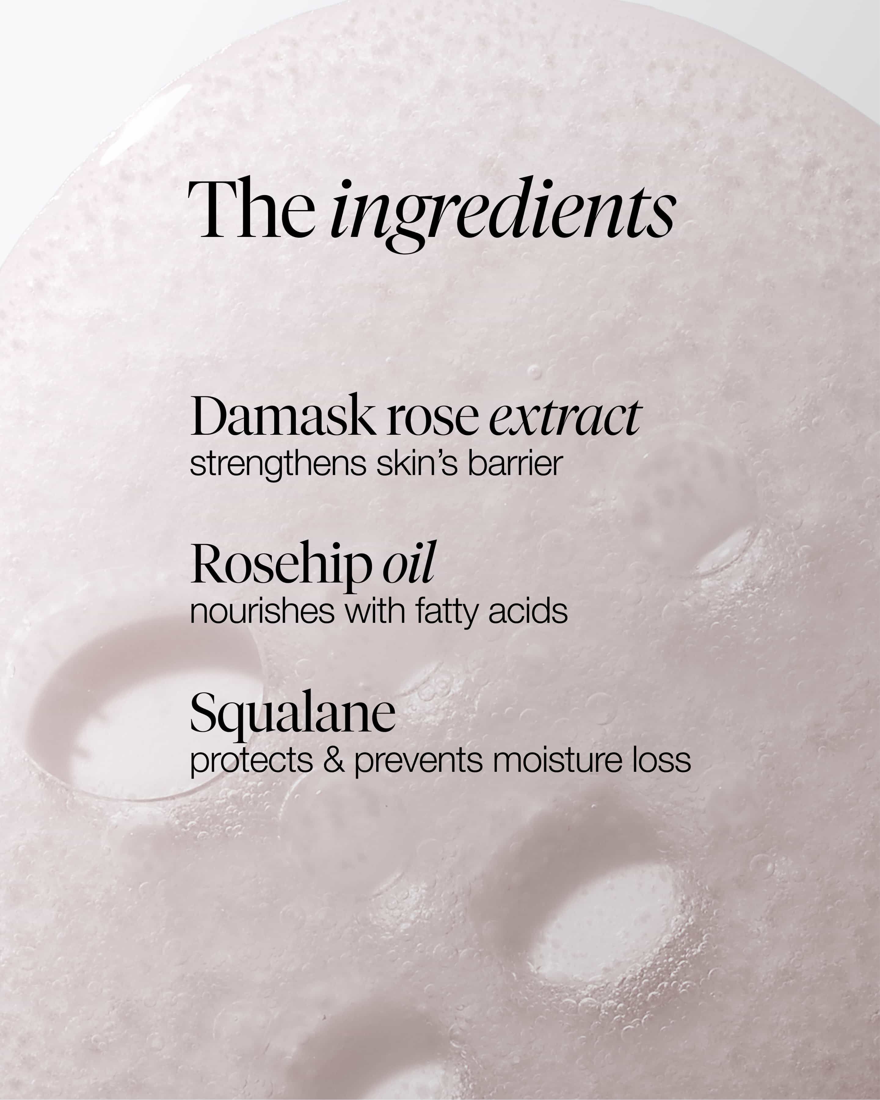 rose deep hydration oil-infused serum