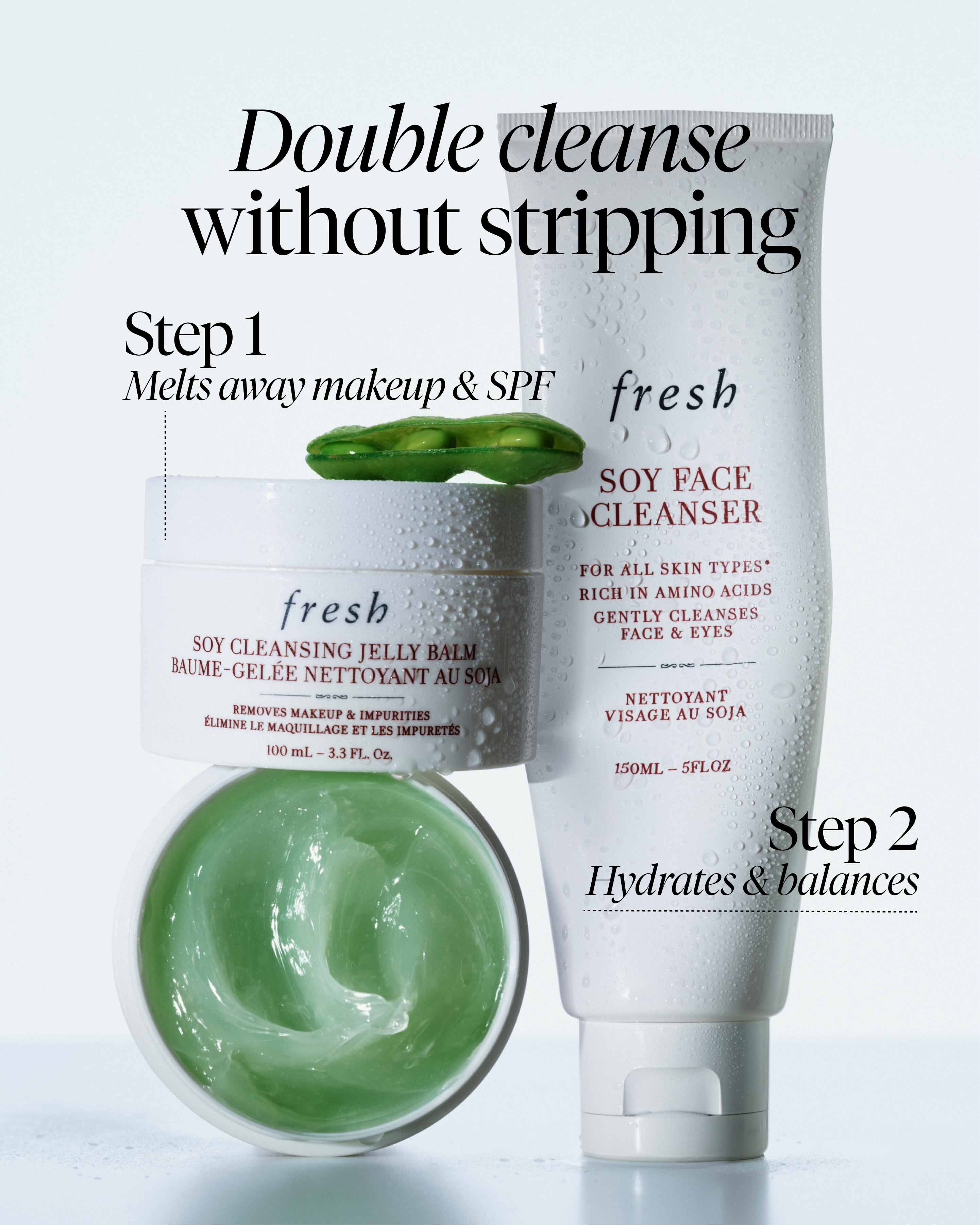 soy cleansing jelly balm