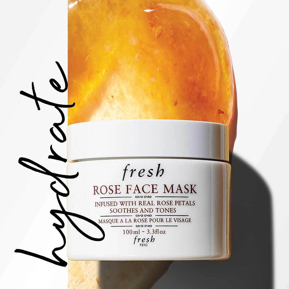 Fresh Rose Face Mask (100ML) Ultra Moisturizer Fresh
