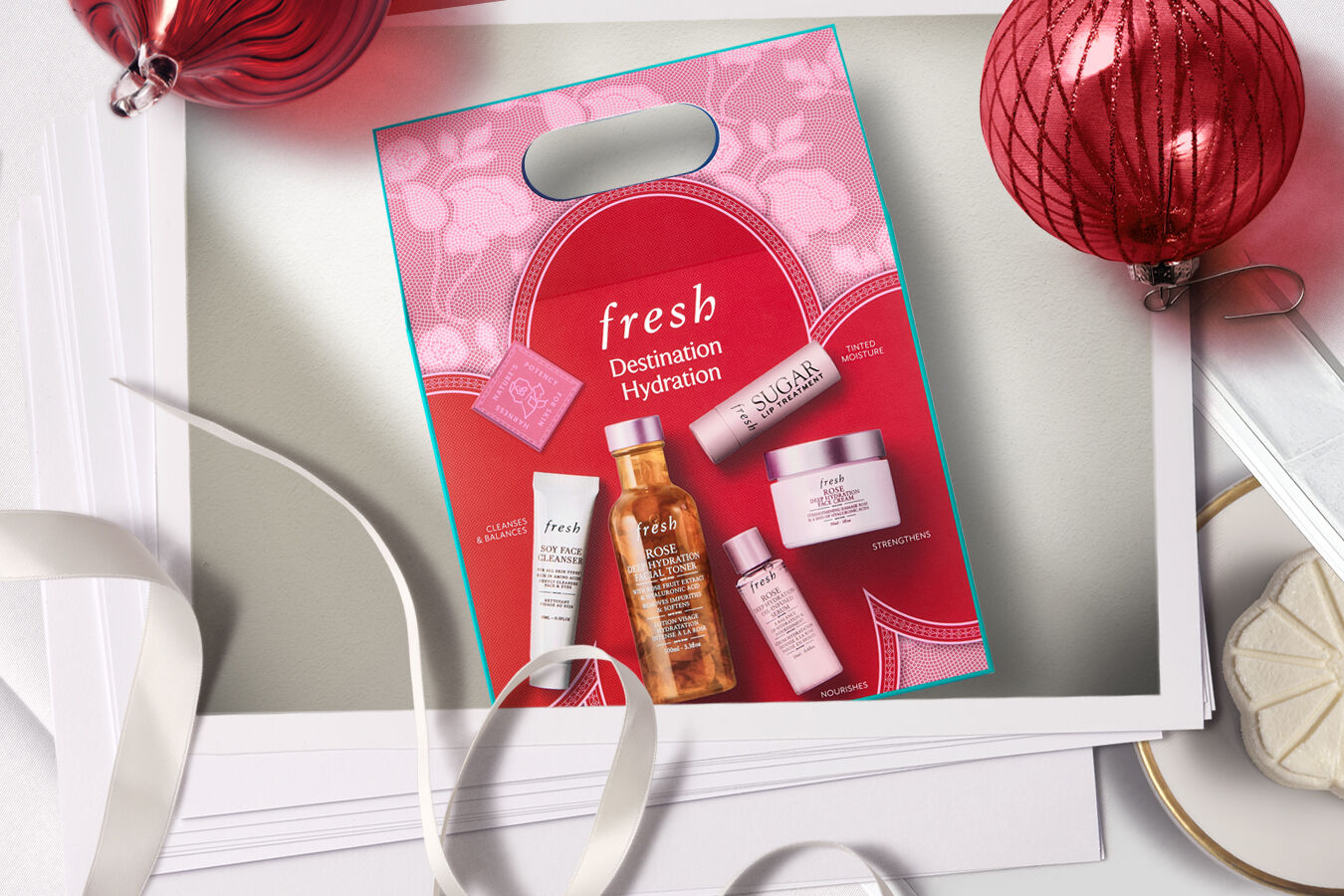 玫瑰水漾潤膚護唇套裝