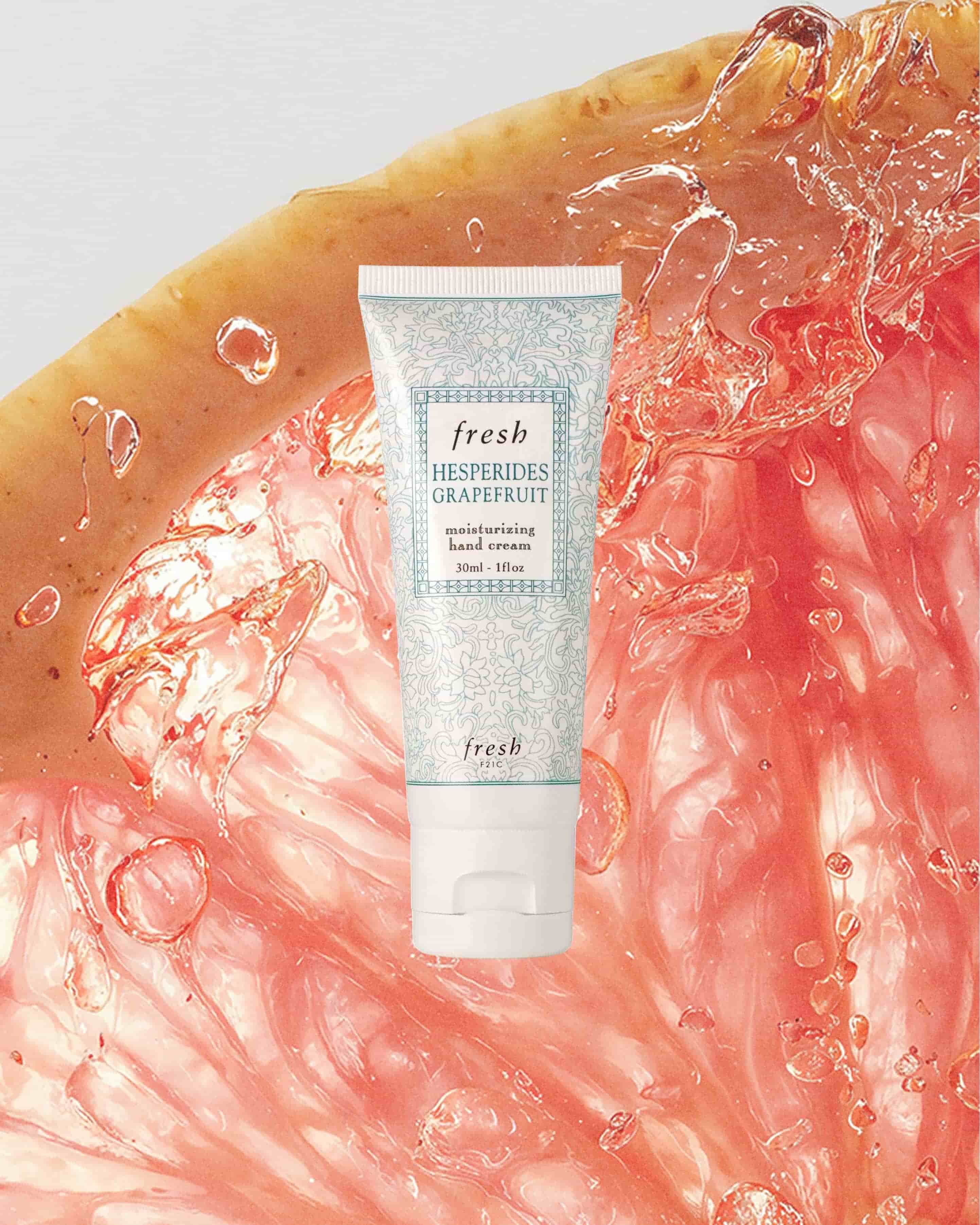 cr&egrave;me hydratante pour les mains hesperides grapefruit