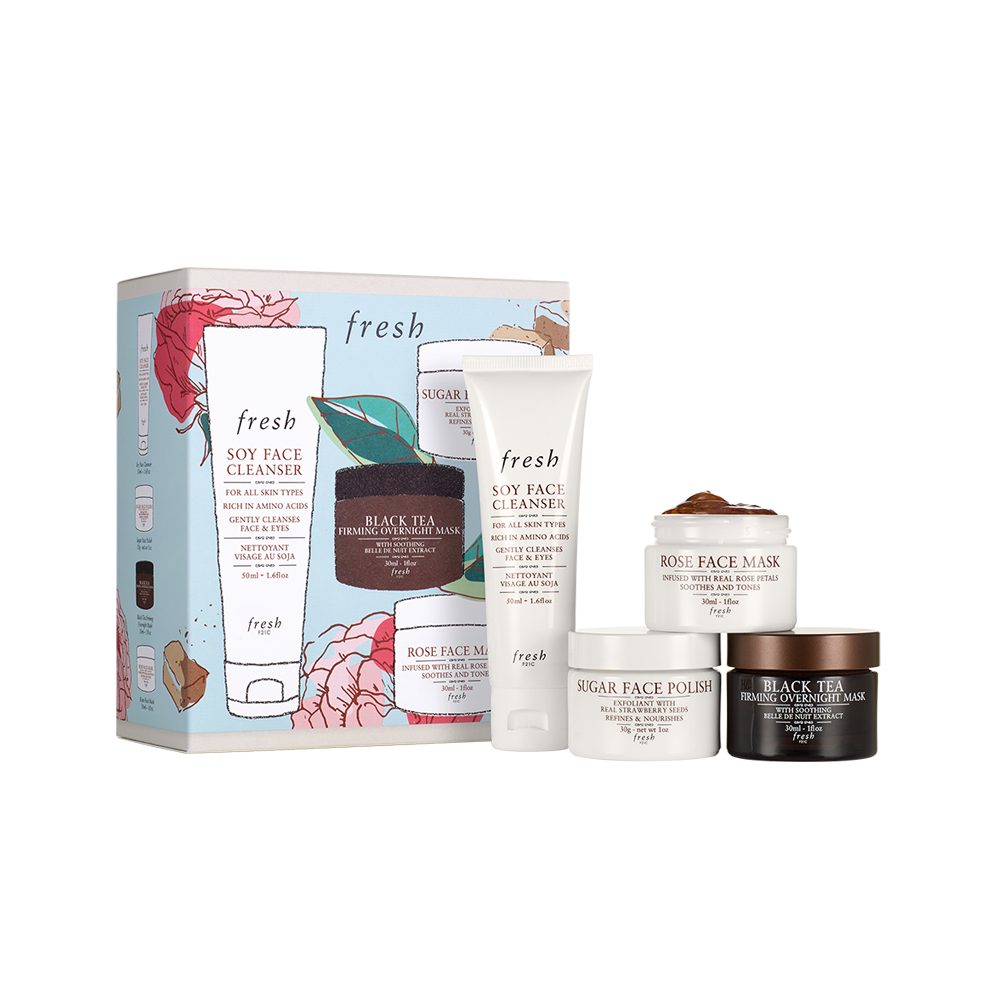 Cleanse, Exfoliate & Hydrate Skincare Gift Set