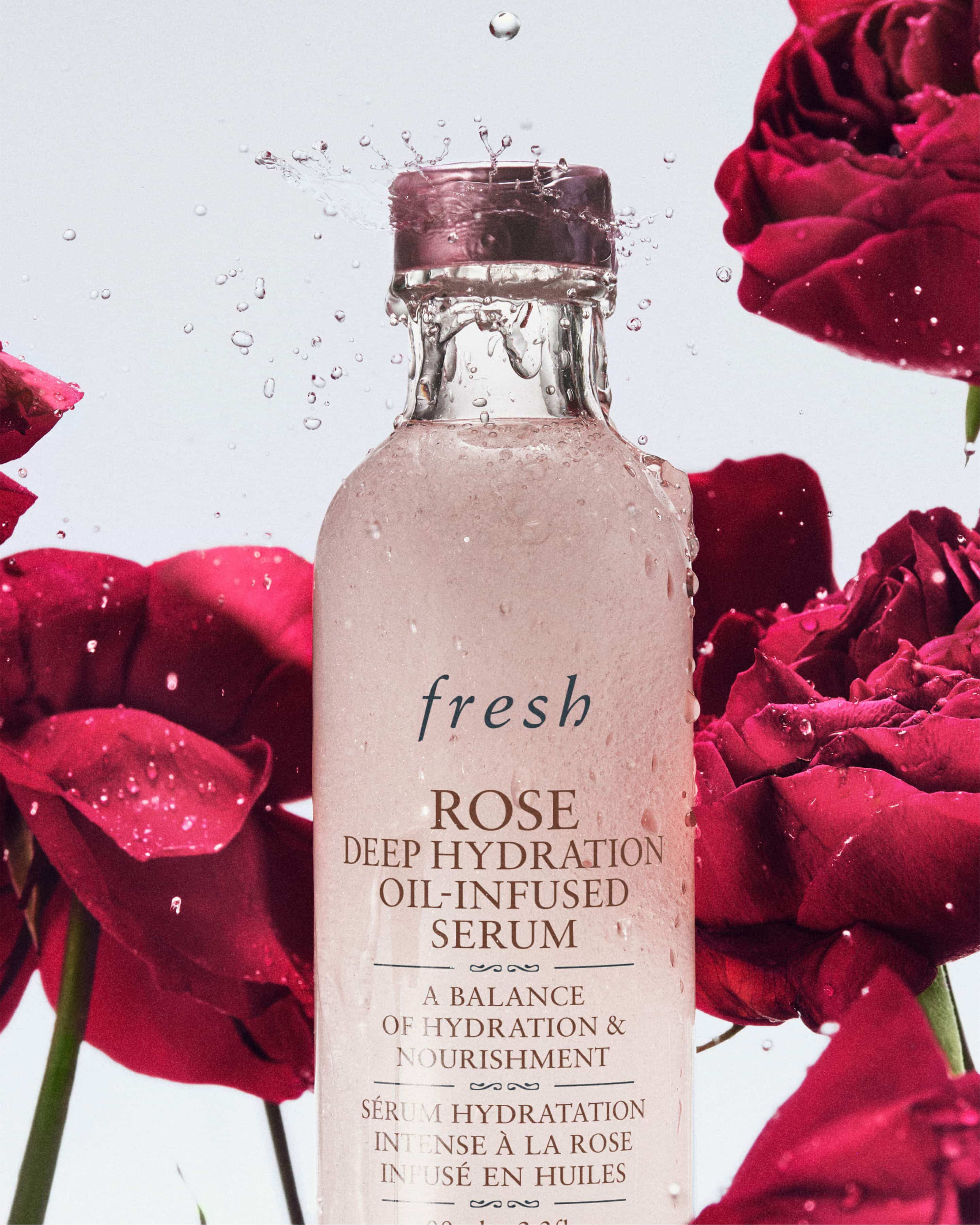 rose deep hydration oil-infused serum