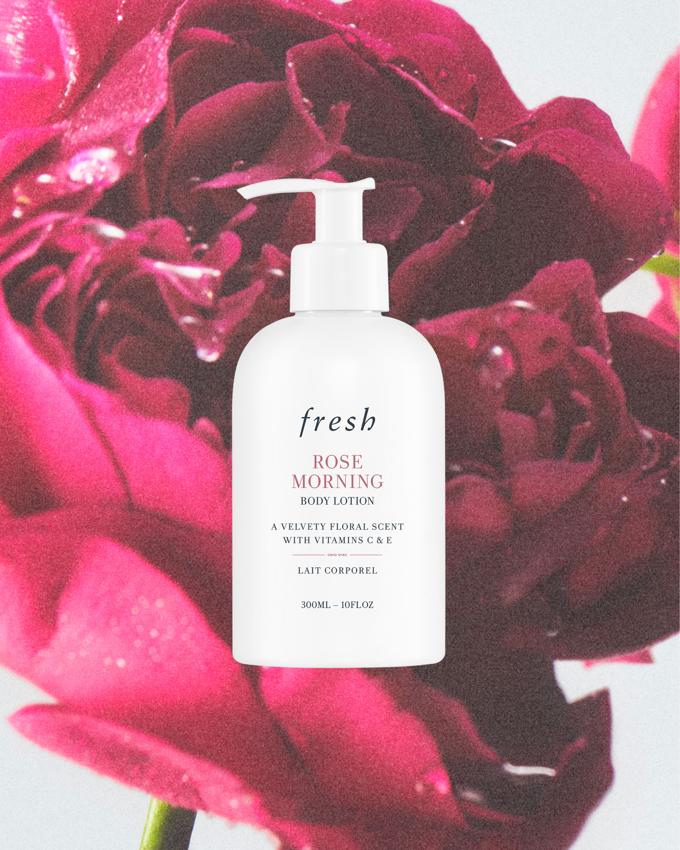 rose morning body lotion