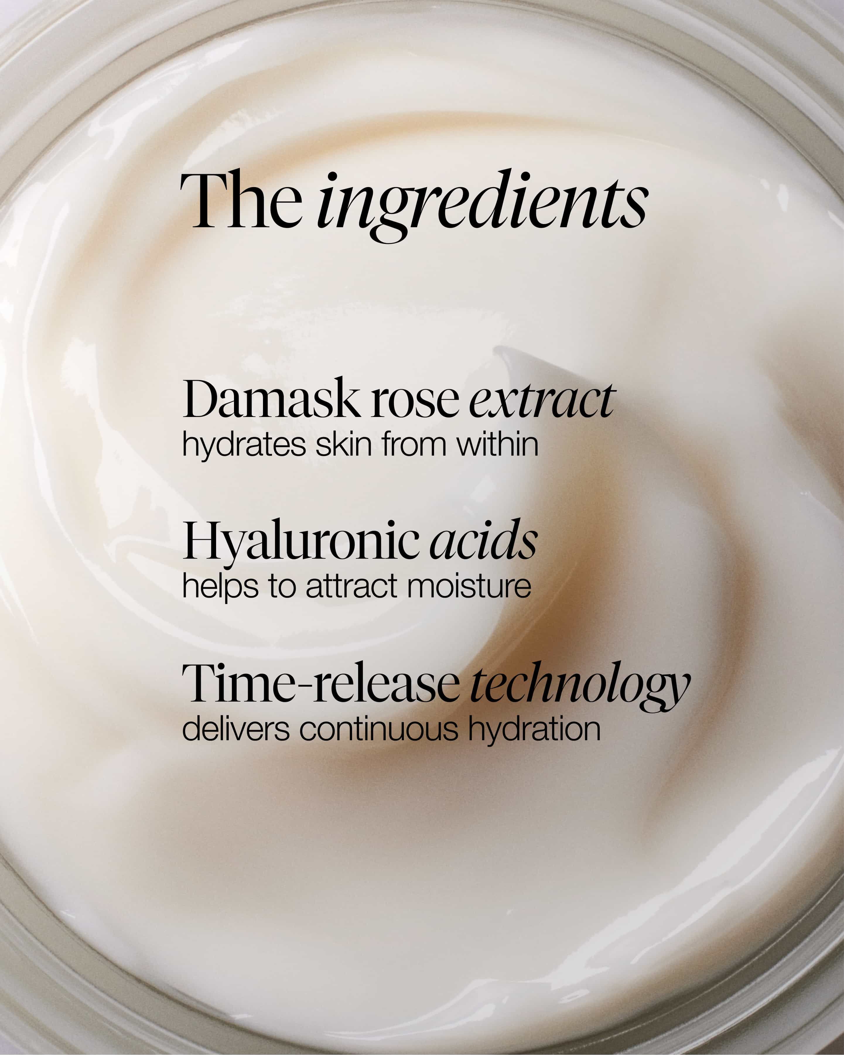 rose deep hydration face cream