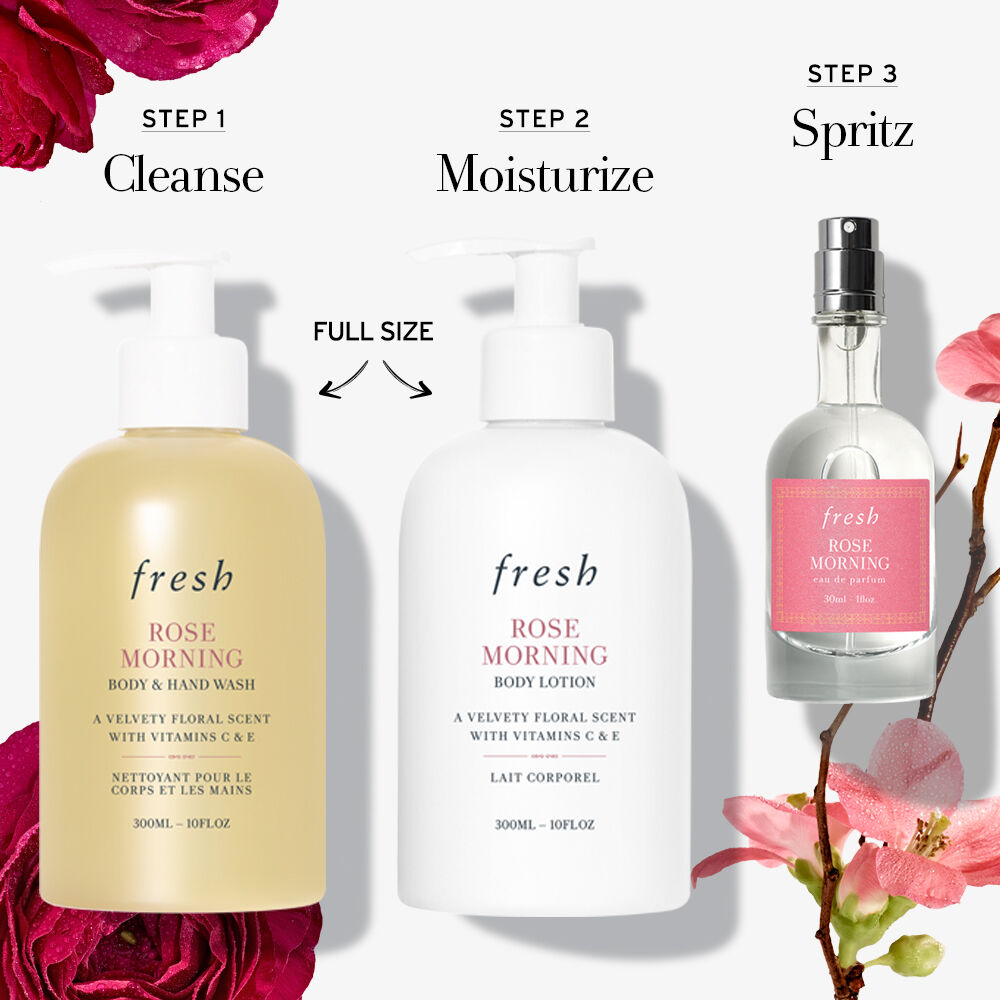 Rose Morning Bodycare & Fragrance Bundle