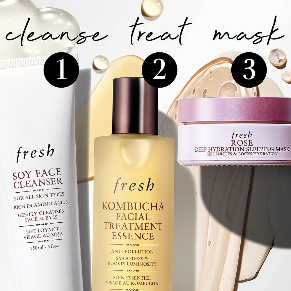 fresh rose soy face cleanser
