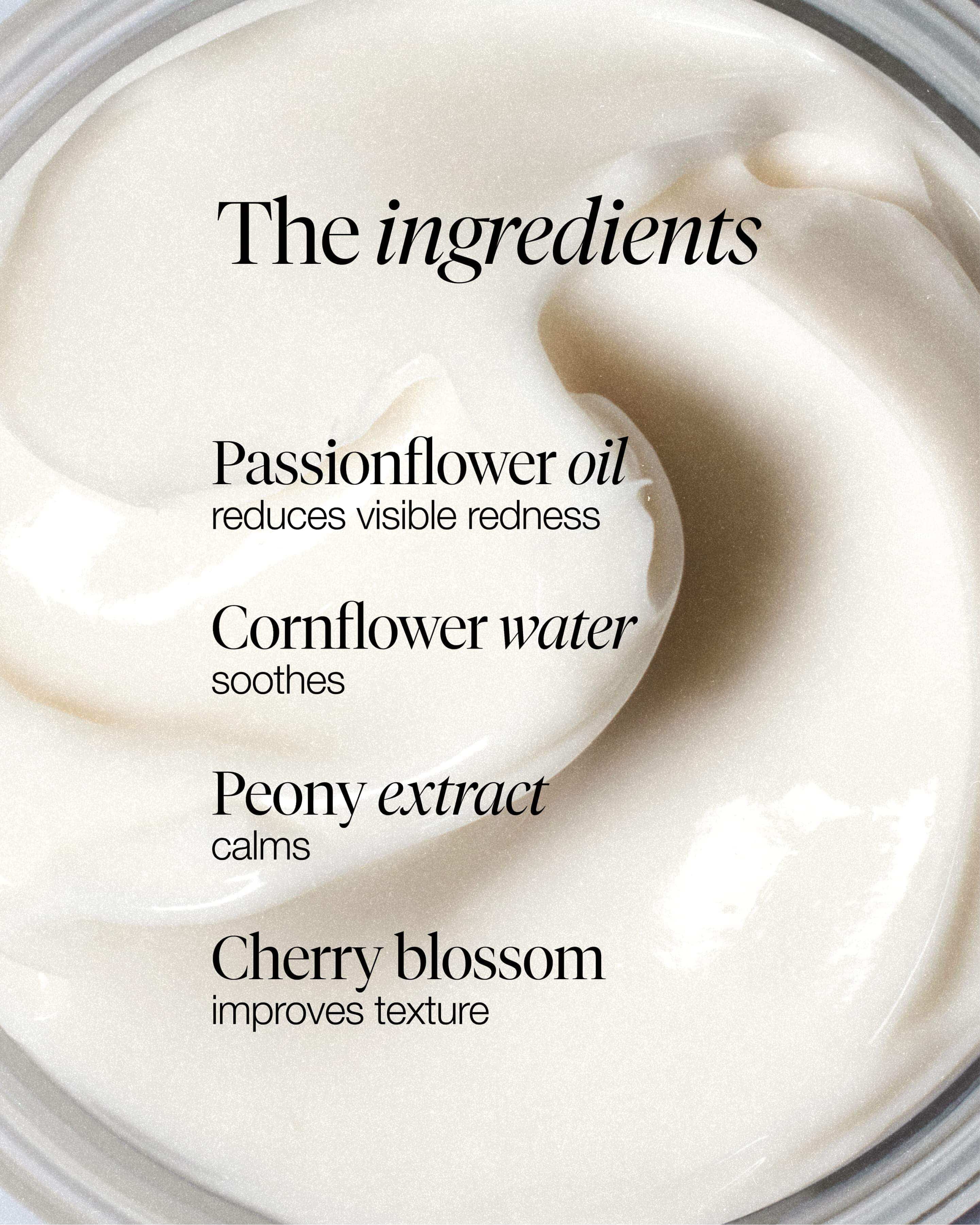floral recovery calming mask