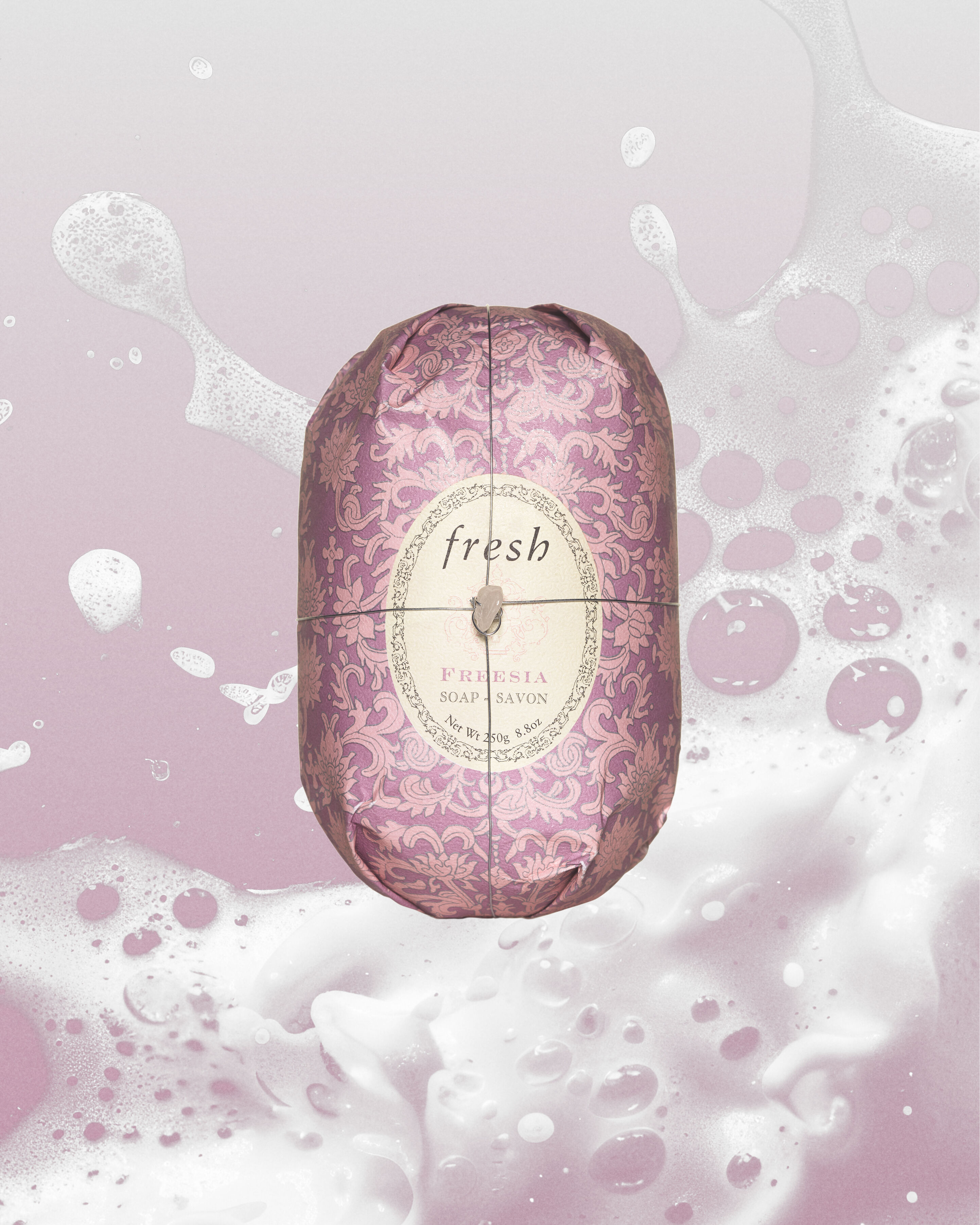 freesia oval soap