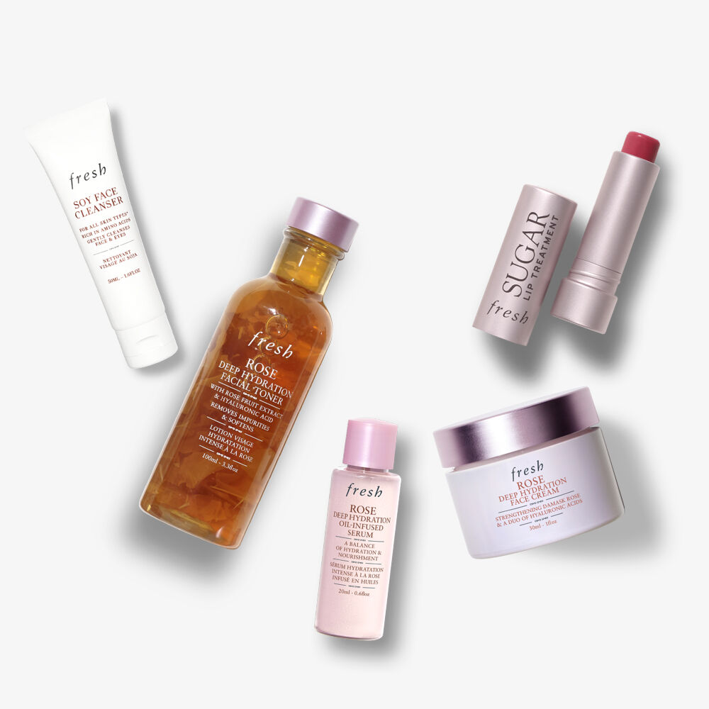 玫瑰水漾潤膚護唇套裝