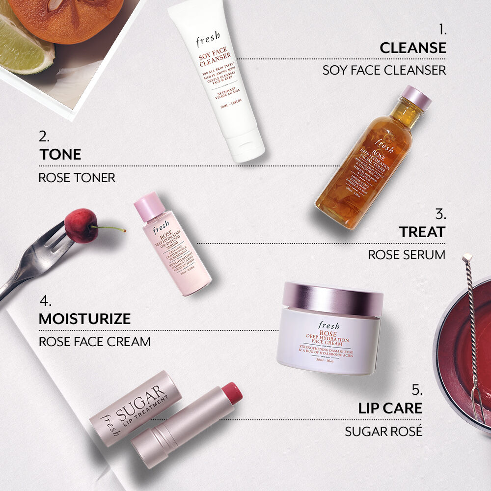 玫瑰水漾潤膚護唇套裝