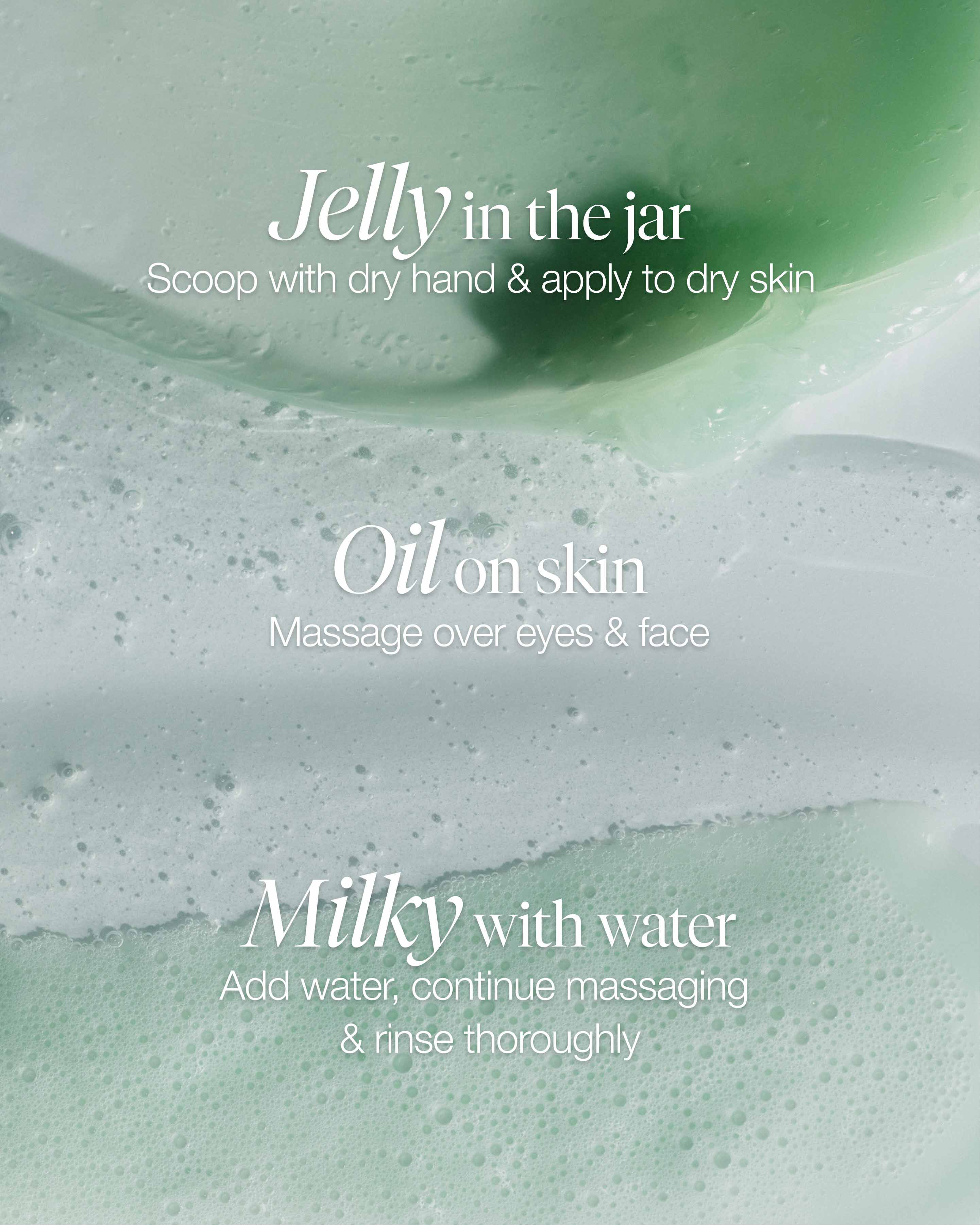 soy cleansing jelly balm