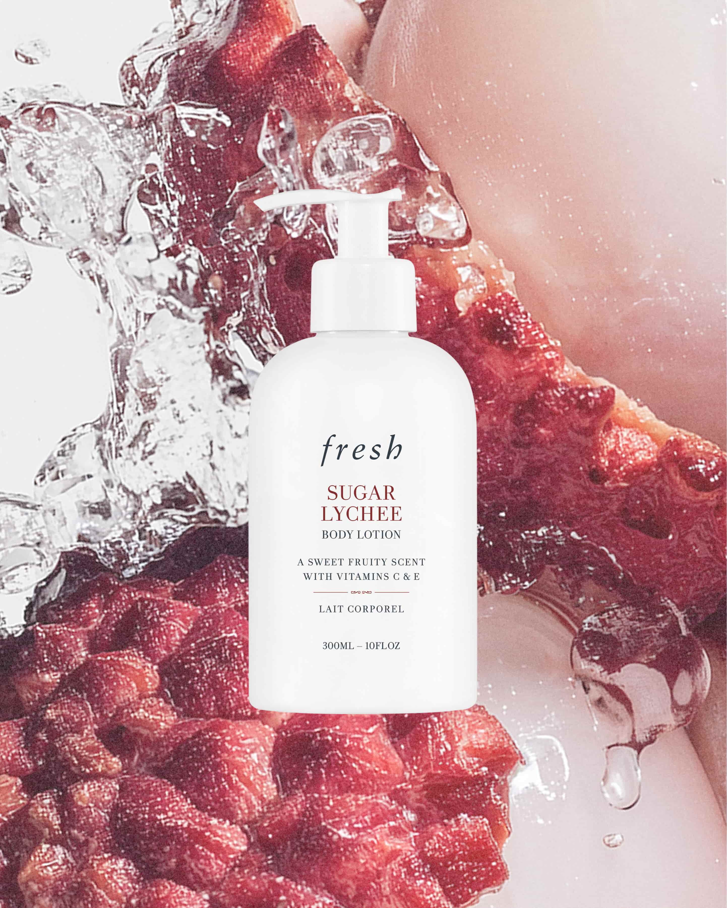 sugar lychee body lotion