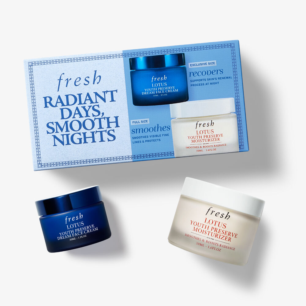 Radiant Days, Smooth Nights Set by Fresh