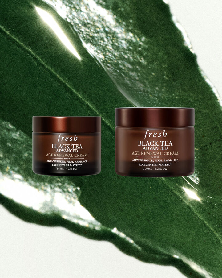 cr&egrave;me pro-jeunesse au th&eacute; noir