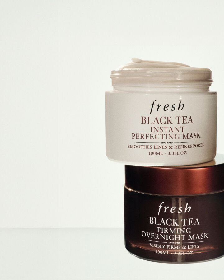masque perfecteur pour le visage au th&eacute; noir