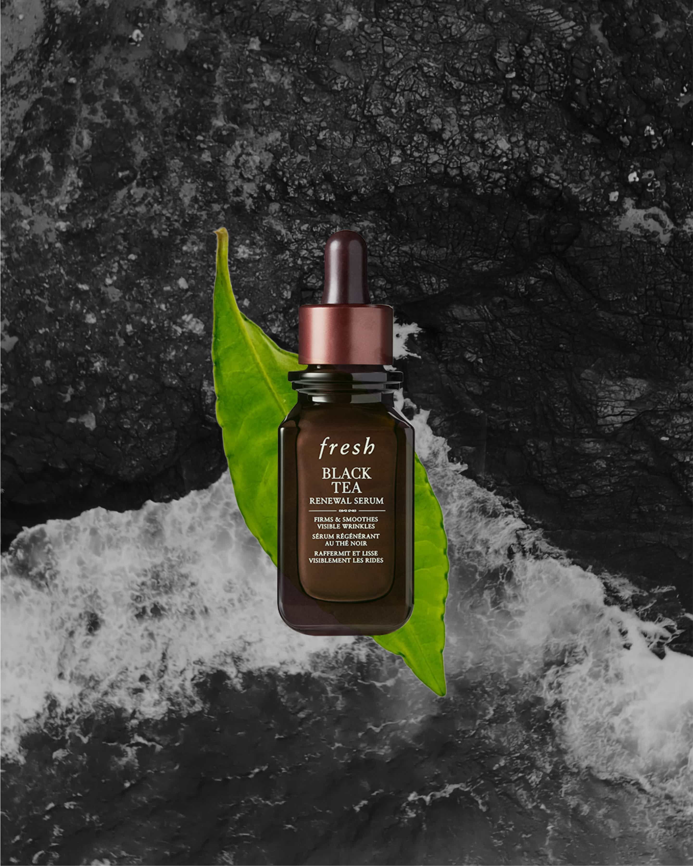s&eacute;rum r&eacute;g&eacute;n&eacute;rant au th&eacute; noir