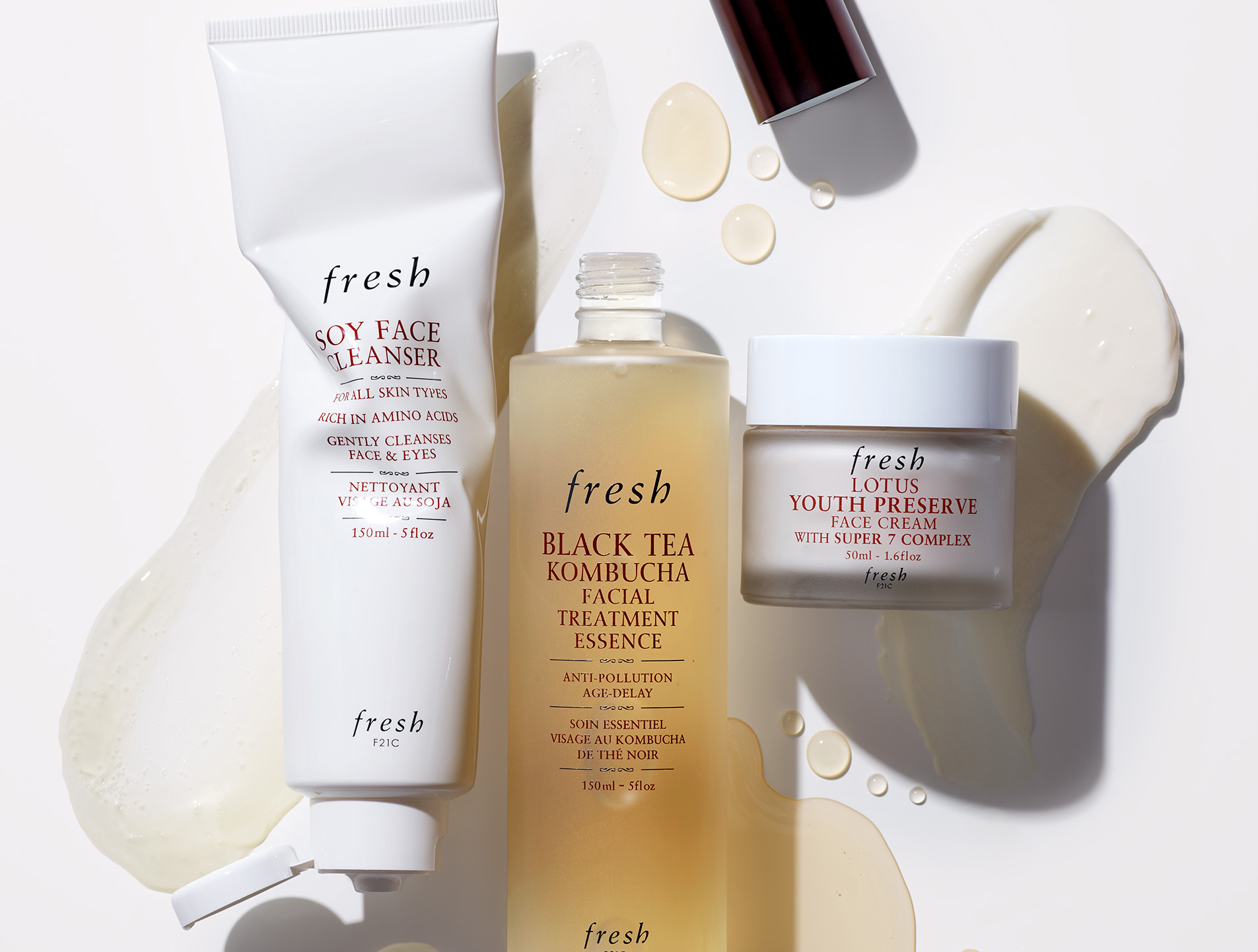 Fresh - Skin care, Perfumes and Fragrances, Makeup, Cosmetics, Hair care, Candles and Soaps.
