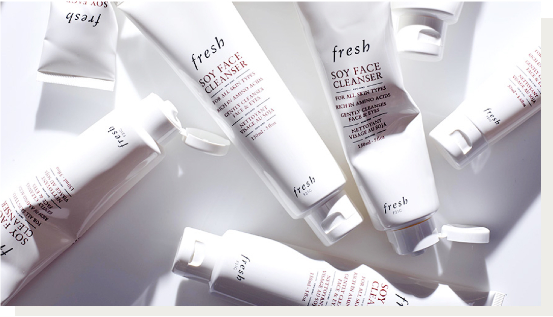Soy face cleanser