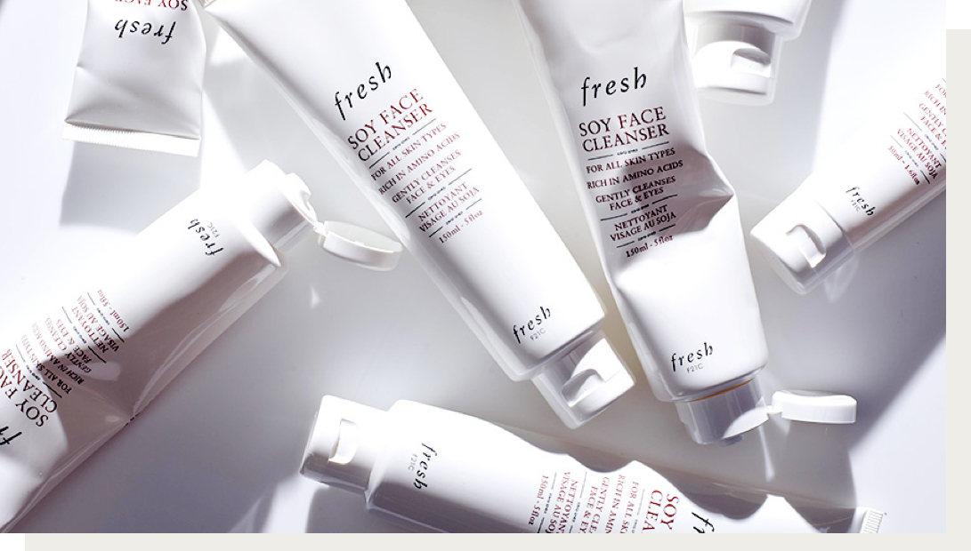 Soy face cleanser