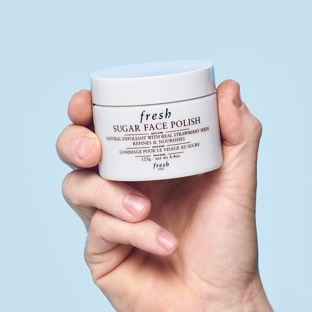 Fresh Sugar Face Polish Exfoliator for Smooth (125g) Radiant Skin Fresh