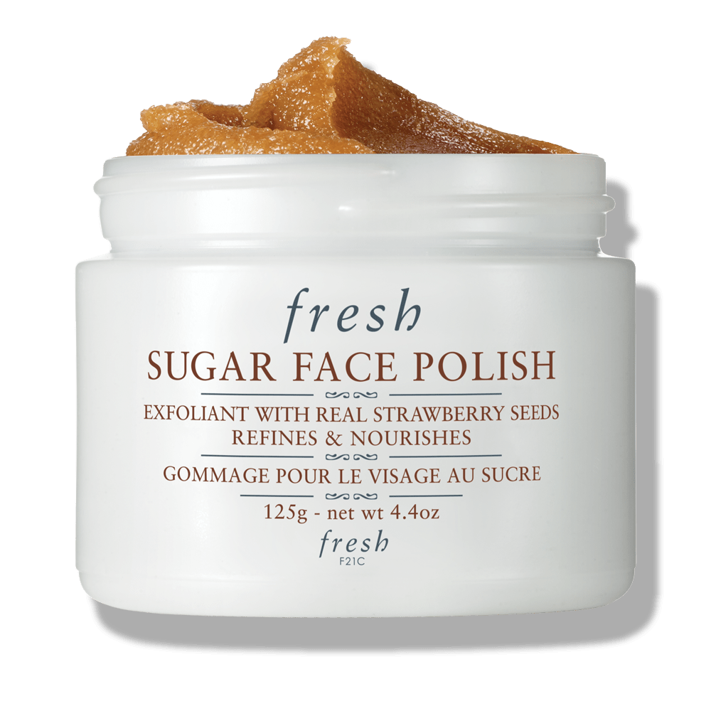 Fresh Sugar Face Polish Exfoliator for Smooth (125g) Radiant Skin Fresh