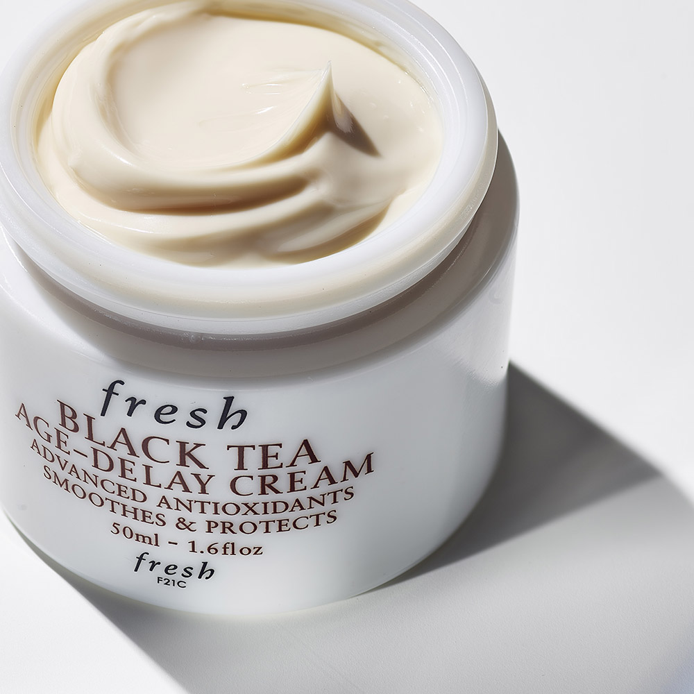 Fresh Black Tea Age Delay Cream for Face and Eyes Area Fresh