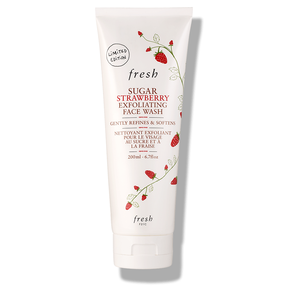 Fresh Sugar Strawberry Exfoliating Face Wash Natural Face Cleanser