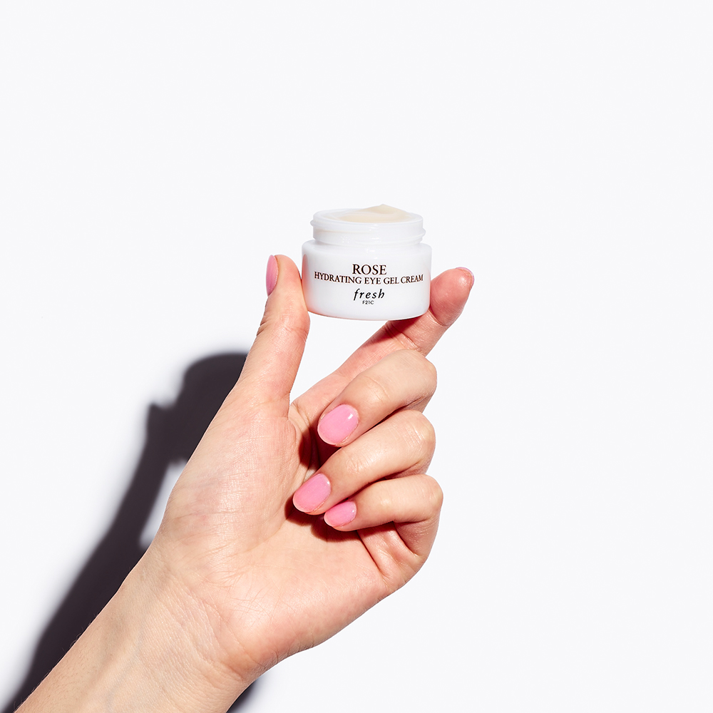 Fresh Rose Hydrating Eye Gel Cream Hydrates and Cools Fresh